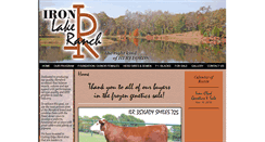 Desktop Screenshot of ironlakeranch.com